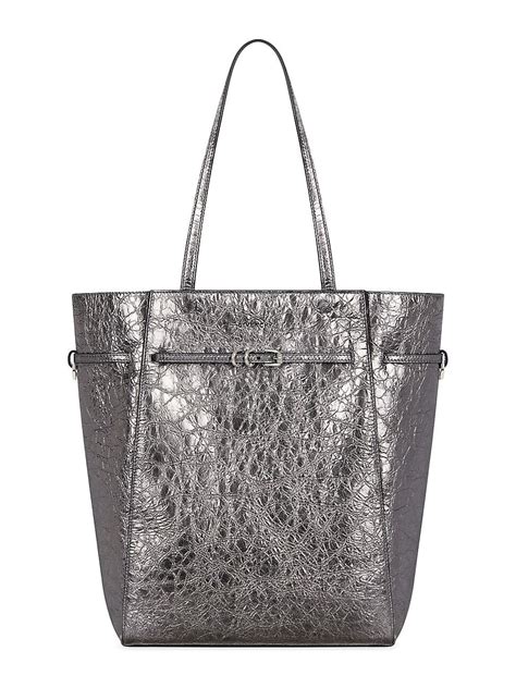 Medium Voyou tote bag in laminated leather in 